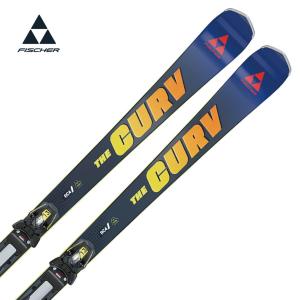 FISCHER フィッシャー スキー板 メンズ レディース 2025 THE CURV / [P08024] + M-PLATE + RC4 Z13 GW ビンディング セット 取付無料 早期予約｜tanabesp