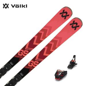 VOLKL フォルクル スキー板 2025 RACETIGER GS MASTER + WC Plate + XCOMP 12 グリップウォーク対応 ビンディング セット 取付無料 早期予約｜tanabesp