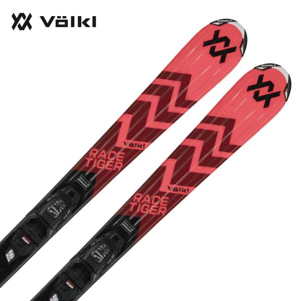 VOLKL スキー板 キッズ ジュニア 2025 RACETIGER JR RED + vMotio...