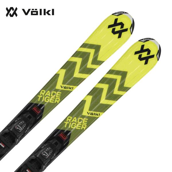 VOLKL スキー板 キッズ ジュニア 2025 RACETIGER JR YELLOW + vMo...