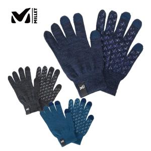 MILLET ミレー スキーウェア スキーグローブ メンズ レディース ＜2024＞ MIV01922 / WOOL INNER GLOVE II ウール インナーグローブ II｜tanabesp