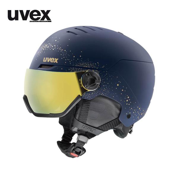 UVEX スキー ヘルメット レディース 2025 uvex wanted visor WE 【眼鏡...