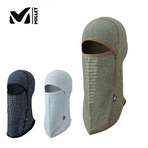 MILLET ミレー スキー ヘッドウェア バラクラバ メンズ＜2023＞ MIV01996 / WHOLE GMT WAFFLE FACEMASK M ワッフル ウール フェイス マスク｜tanabesp