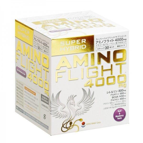 アミノフライト(AMINO FLIGHT)アミノ酸4000mg30本入　アサイー＆ブルーベリー風味　...
