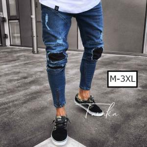 穴あきズボン ファッション の商品一覧 通販 Yahoo ショッピング