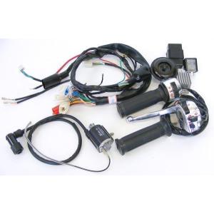 12V カブ用 メインハーネス セル付き [Y1584] リトルカブ 4速 田中商会