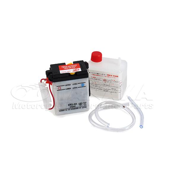 6vバッテリー　6N2-2A　モンキー・ゴリラ・ダックス等[Y0054] 田中商会