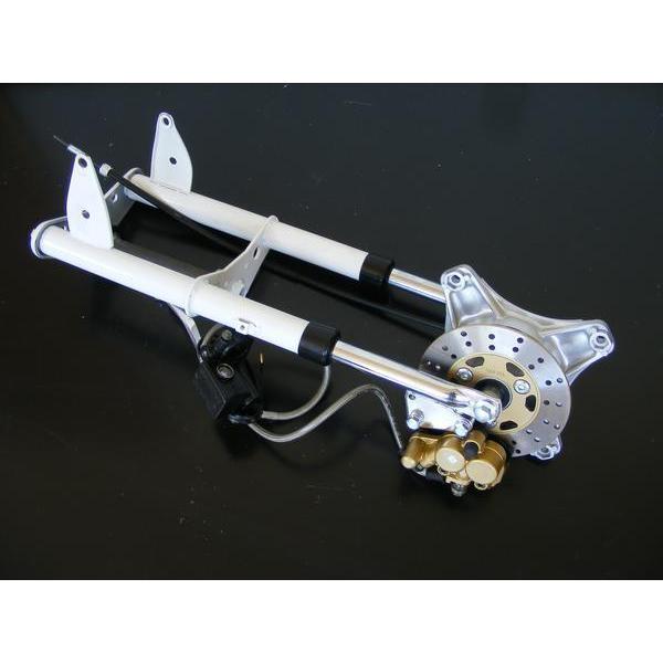 ダックス DAX シャリー用　ノーマルルックフロントフォーク　ディスクブレーキキット　ノーマル長[Y...