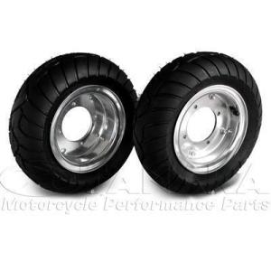 モンキー用　6インチアルミホイール・タイヤ前後組込セット[Y1314]