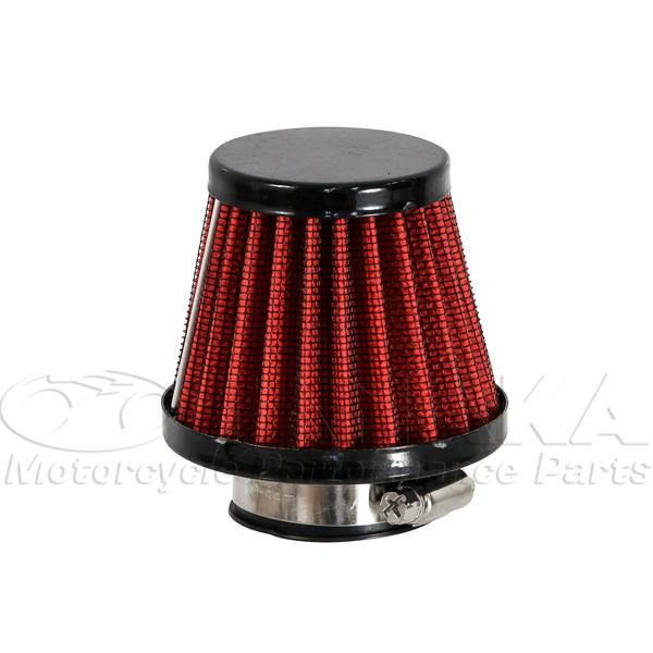 メッシュパワーフィルター Φ43　レッド [Y1554] モンキーダックスゴリラ 田中商会