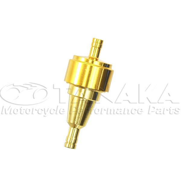 アルミ製　燃料フィルター 　ゴールド [Y1675]モンキー、ダックス、シャリー 田中商会