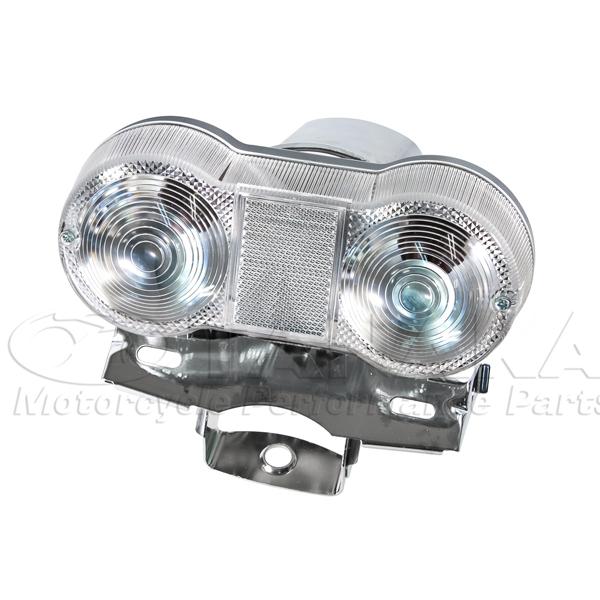 GT380スタイルテールランプ＆テールマウントセット・クリアレンズB [Y1734] 田中商会