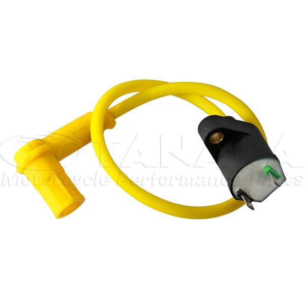 12V　イグニッションコイル　イエロー [Y1800]モンキー・ゴリラ・ダックス 田中商会