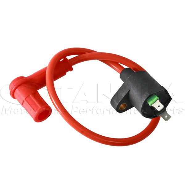 12V　イグニッションコイル　レッド [Y1801]モンキー・ゴリラ・ダックス 田中商会