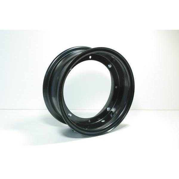 DAXダックス/シャリー4本ハブ用　アルミホイール10インチ4.0J  ブラックアルマイト 1本[Y...