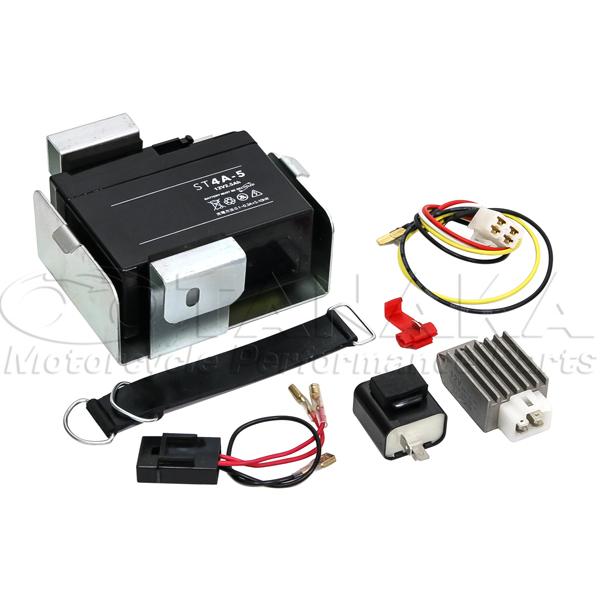 ダックス用６V→12V化12Vコンバートキット 12V変換キット[Y809] 田中商会