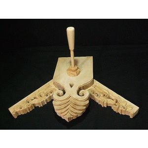 獅子鼻】 社寺仏閣、山車、だんぢり 木鼻6寸 1組（2体） : 田中