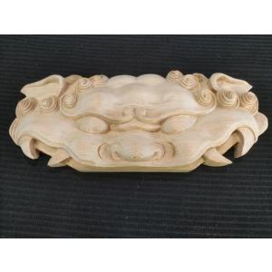 波】長さ30cm（高さ9cm）社寺仏閣、山車 だんじり彫刻 在庫処分品