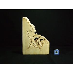 獅子鼻】 社寺仏閣、山車、だんぢり 木鼻4寸 1組（2体） : 田中