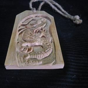 値下げ！【獅子鼻】3寸　社寺仏閣、山車、屋台、木鼻、だんぢり彫刻 　1組（2体） 608008ef7c66c548bb3101f18adc23