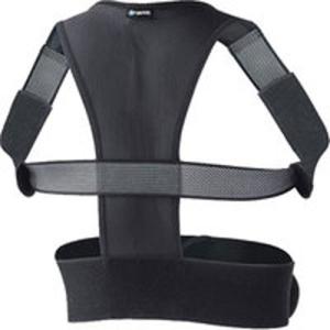 姿勢サポートベルト 背中用 ブラック M/Lサイズサイズ 1枚入 健康サポーター レディース メンズ 女性 男性 男女兼用 おしゃれ knis