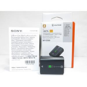 【 美品・作動確認済 】SONY NP-FZ100 純正リチャージャブルバッテリーパック 元箱付き ...