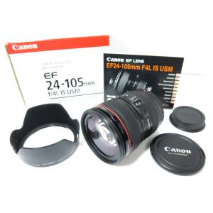 【 美品 】Canon EF 24-105mm F4L IS USM レンズ EW-83H純正フード 説明書 元箱付 キヤノン  [管CN1529]｜tanaridocamera1