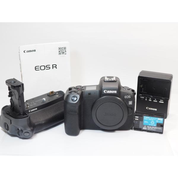 Canon EOS R ボディー BG-E22 バッテリーグリップ付 ミラーレス キヤノン [管CN...