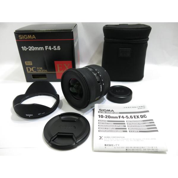 SIGMA 10-20mm F4-5.6D DC EX HSM ニコン用 フード ケース 元箱付 [...