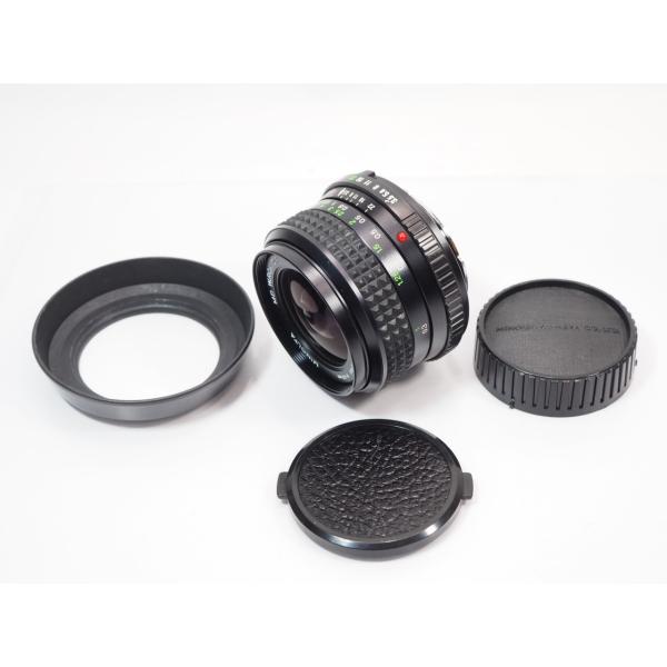 MINOLTA MD ROKKOR 28ｍｍ F3.5  純正フード付 レンズ ミノルタ  [管MI...