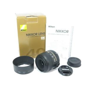 Nikon AF-S DX Micro NIKKOR 40mm F2.8G フード付 ニコン マクロ...