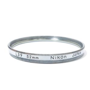 Nikon L39 52mm 銀枠 保護 フィルター ニコン  [管NI3196]