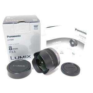 【 美品 】Panasonic LUMIX G FISHEYE 8mm F3.5 H-F008 魚眼レンズ 元箱付き パナソニック  [管PN1599]｜tanaridocamera1