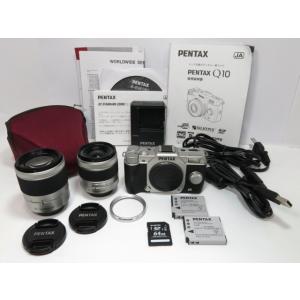 【 296ショットのみ 】PENTAX Q10 5-15mm 15-45mm ・純正レンズ2本・純正...