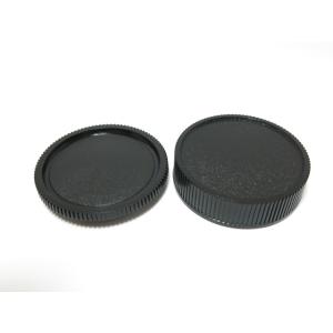 【 中古品 】互換品 Leica R用 ボディー・レンズリア キャップ セット [管X1134]