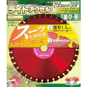 アイウッド チップソー ライトアクセル255mm×36P 草刈機 刈払機用 低速回転｜tanboya-store