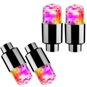 Meliore タイヤ LED エアバルブ キャップ ライト ランプ バルブ ドレスアップ カスタム カスタマイズ パーツ アクセサリー 車｜tanda-shops