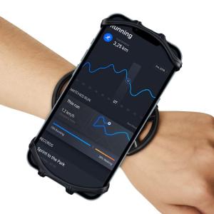 HLOMOM アームバンド ランニングアームバンド 360度回転 スマホ腕ホルダー 4-6.5インチiPhone/Android全機種に適用