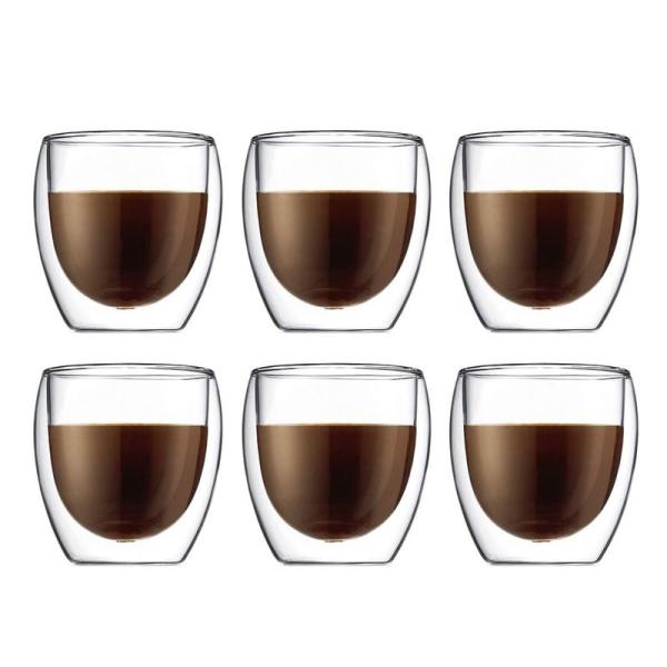 BODUM ボダム PAVINA パヴィーナ ダブルウォール グラス 250ml 6個セット 正規品...