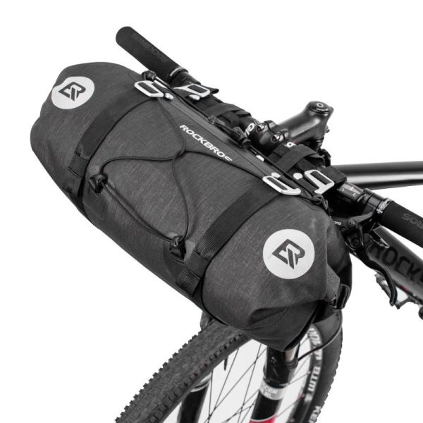 ROCKBROS(ロックブロス)自転車フロントバッグ ハンドルバーバッグ 多機能バッグ 全防水仕様 ...