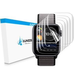 『2021年秋改良・5枚組』AUNEOS Apple Watch 用 保護フィルム Series7 45mm / Series 6 /SE/