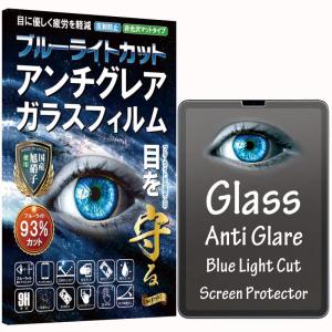 RISE ガラスフィルム フィルム アンチグレア ブルーライトカット 93% iPad Pro 11 2022 第4世代 M2/iPad A｜丹田商店2