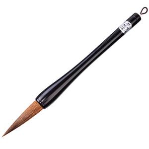 書道筆 書初め用 大筆 条幅大字用 茶毛 木軸