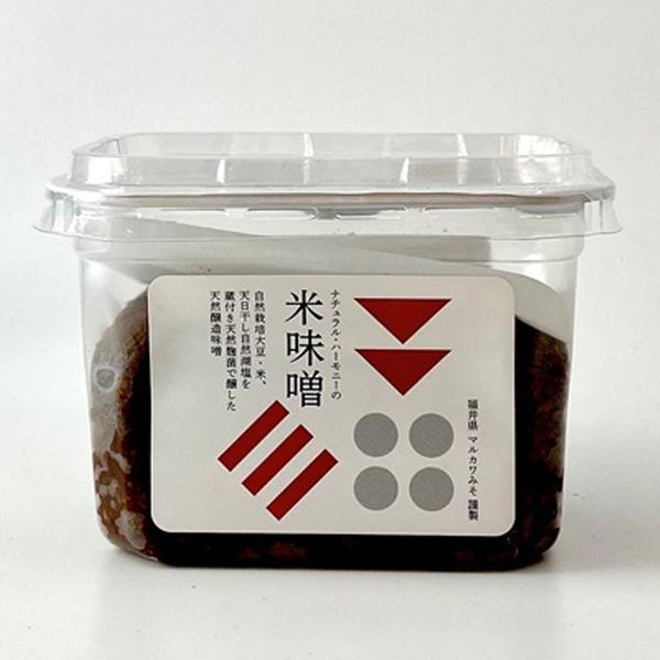 米味噌 350g　ナチュラルハーモニー　無添加 無肥料 無農薬 自然栽培大豆と自然栽培米と天日湖塩　...