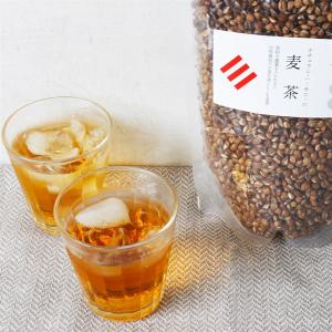 自然栽培 麦茶 粒 300g 伝統的な砂釜焙煎...の詳細画像1