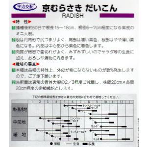 大根 京むらさき 小袋 1.5ml入り 郵便発送商品の詳細画像1