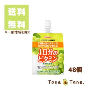48個（24個入×２ケース）ハウスウェルネス１日分のビタミンゼリーマスカット味　送料無料（一部地域を除く）