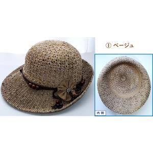 麦わら帽子 レディース 春夏 折りたたみ つば...の詳細画像4