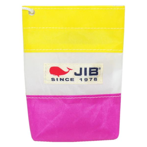 BPS JIB バリットポシェットS　BPS26　ピンク×イエロー　ホワイトショルダーロープ付