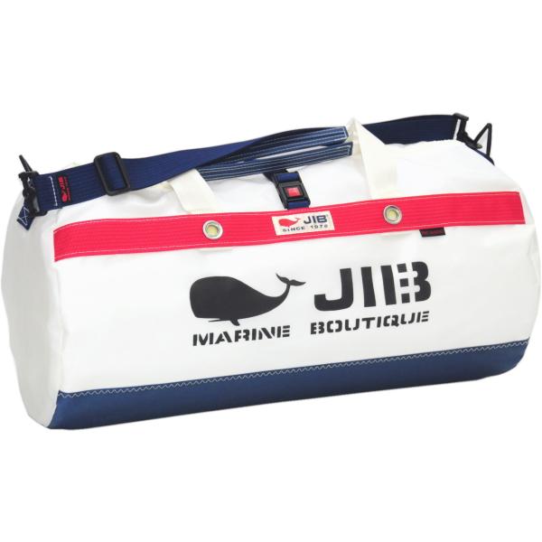 DMB JIB ダッフルバッグMボーダー ネイビー×レッド　プラパーツ仕様　DMB236